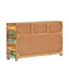 Servantă, 110x30x65 cm, lemn reciclat, cu aspect rustic - WOODBB286