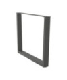 Picioare de masă în formă de V, 2 buc., antracit, 100x(72-73,3) cm, oțel - WOODBB2705