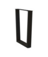 Picioare de masă în formă de V, 3 buc., negru, 70x (72-73,3) cm, oțel - WOODBB2706