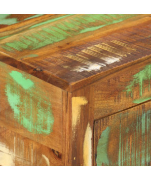 Servantă, 110x30x65 cm, lemn reciclat, cu aspect rustic - WOODBB286