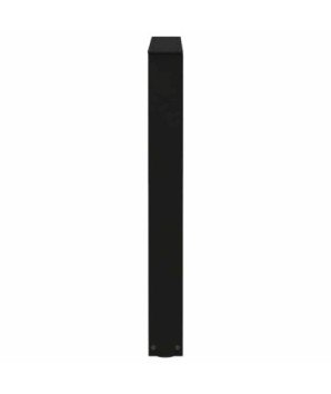 Picioare de masă în formă de V, 3 buc., negru, 70x (72-73,3) cm, oțel - WOODBB2706