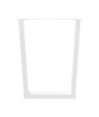 Picioare de masă în formă de V, 3 buc., alb, 70x (72-73,3) cm, oțel - WOODBB2727