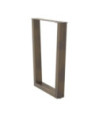 Picioare de masă în formă de V, 3 buc., oțel natural, 70x(72-73,3) cm - WOODBB2729