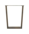 Picioare de masă în formă de V, 3 buc., oțel natural, 70x(72-73,3) cm - WOODBB2729