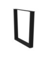 Picioare de masă în formă de V, 3 buc., negru, 80x(72-73,3) cm, oțel - WOODBB2730
