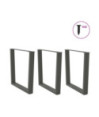 Picioare de masă în formă de V, 3 buc., antracit, 80x(72-73,3) cm, oțel - WOODBB2731 Picioare de masă în formă de V, 3 buc., antracit, 80x(72-73,3) cm, oțel - WOODBB2731