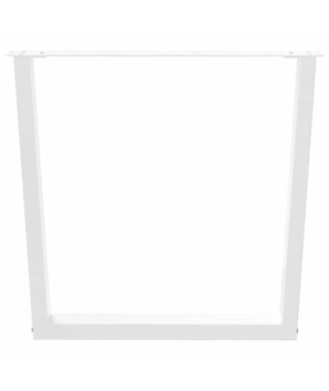 Picioare de masă în formă de V, 3 buc., alb, 90 x (72-73,3) cm, oțel - WOODBB2733