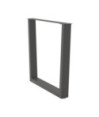 Picioare de masă în formă de V, 3 buc., antracit, 90x(72-73,3) cm, oțel - WOODBB2734