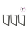 Picioare de masă în formă de V, 3 buc., antracit, 100x(72-73,3) cm, oțel - WOODBB2736 Picioare de masă în formă de V, 3 buc., antracit, 100x(72-73,3) cm, oțel - WOODBB2736