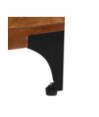 Comodă TV cu picioare, aspect vintage, din lemn masiv reciclat, 118 x 35 x 45 cm, handmade Comodă TV cu picioare, aspect vintage, din lemn masiv reciclat, 118 x 35 x 45 cm, handmade