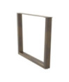 Picioare de masă în formă de V, 3 buc., oțel natural, 100 x (72-73,3) cm - WOODBB2757