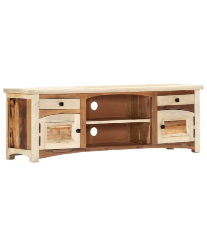 Comodă TV, 120 x 30 x 40 cm, lemn reciclat - WOODBB292
