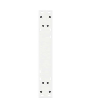 Picioare masă de sufragerie, 2 buc., alb, 50x(72-73,3) cm, oțel - WOODBB2759