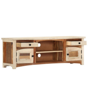 Comodă TV, 120 x 30 x 40 cm, lemn reciclat - WOODBB292