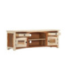 Comodă TV, 120 x 30 x 40 cm, lemn reciclat - WOODBB292
