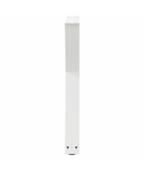 Picioare masă de sufragerie, 2 buc., alb, 60x(72-73,3) cm, oțel - WOODBB2762