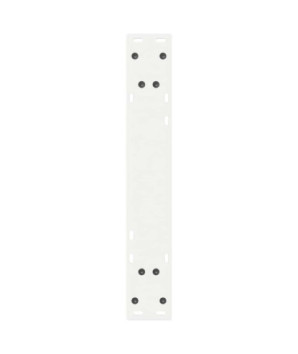Picioare masă de sufragerie, 2 buc., alb, 60x(72-73,3) cm, oțel - WOODBB2762