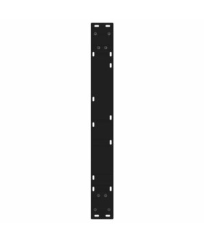 Picioare masă de sufragerie, 2 buc., negru, 70x(72-73,3) cm, oțel - WOODBB2764