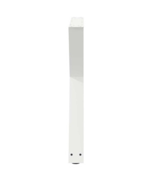 Picioare masă de sufragerie, 2 buc., alb, 70x(72-73,3) cm, oțel - WOODBB2765