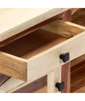 Comodă TV, 120 x 30 x 40 cm, lemn reciclat - WOODBB292