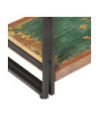 Comodă TV, 120 x 30 x 40 cm, lemn reciclat, cu aspect industrial - WOODBB294 Comodă TV, 120 x 30 x 40 cm, lemn reciclat, cu aspect industrial - WOODBB294