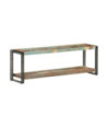 Comodă TV, 120 x 30 x 40 cm, lemn reciclat, cu aspect industrial - WOODBB294 Comodă TV, 120 x 30 x 40 cm, lemn reciclat, cu aspect industrial - WOODBB294