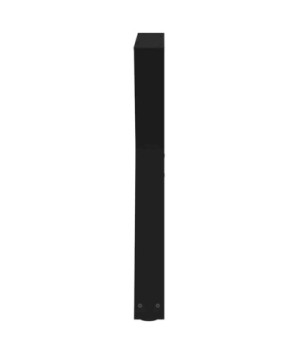 Picioare masă de sufragerie, 2 buc., negru, 80x(72-73,3) cm, oțel - WOODBB2788