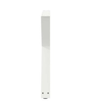 Picioare masă de sufragerie, 2 buc., alb, 80x(72-73,3) cm, oțel - WOODBB2789