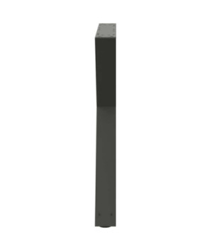 Picioare masă de sufragerie, 2 buc., antracit, 80x(72-73,3) cm, oțel - WOODBB2790
