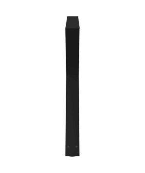 Picioare masă de sufragerie, 2 buc., negru, 90x(72-73,3) cm, oțel - WOODBB2792