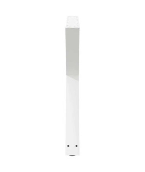 Picioare masă de sufragerie, 2 buc., alb, 90x(72-73,3) cm, oțel - WOODBB2793