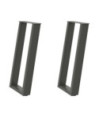 Picioare de masă consolă în formă de U, 2 buc., antracit, 28x(72-73) cm, oțel - WOODBB2795 Picioare de masă consolă în formă de U, 2 buc., antracit, 28x(72-73) cm, oțel - WOODBB2795