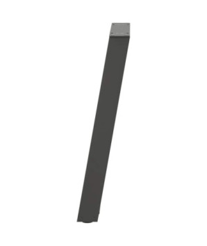 Picioare de masă consolă în formă de U, 2 buc., antracit, 28x(72-73) cm, oțel - WOODBB2795