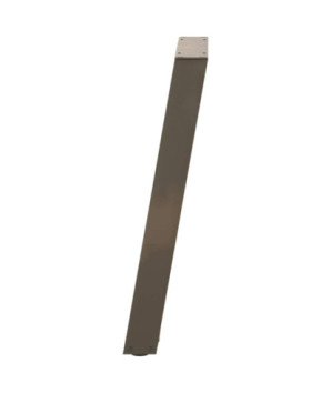 Picioare de masă consolă în formă de U, 2 buc., oțel natural, 28x(72-73) cm - WOODBB2796