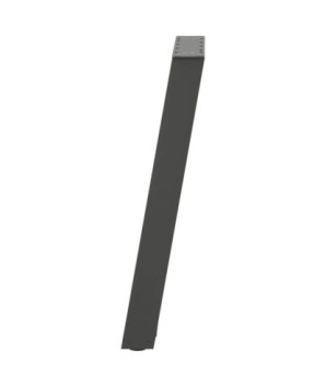 Picioare de masă consolă în formă de U, 2 buc., antracit, 38x(72-73) cm, oțel - WOODBB2808