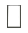 Picioare de masă în formă de U, 2 buc., antracit, 50x(72-73) cm, oțel - WOODBB2810
