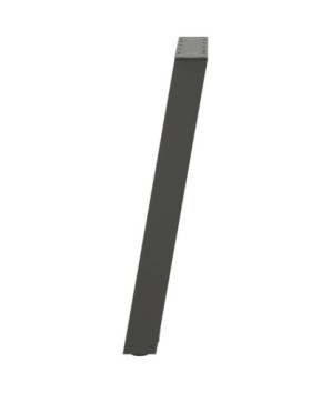 Picioare de masă în formă de U, 2 buc., antracit, 50x(72-73) cm, oțel - WOODBB2810