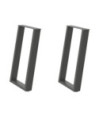 Picioare de masă în formă de U, 2 buc., antracit, 60x(72-73) cm, oțel - WOODBB2812 Picioare de masă în formă de U, 2 buc., antracit, 60x(72-73) cm, oțel - WOODBB2812