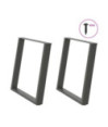 Picioare de masă în formă de U, 2 buc., antracit, 80x(72-73) cm, oțel - WOODBB2815 Picioare de masă în formă de U, 2 buc., antracit, 80x(72-73) cm, oțel - WOODBB2815