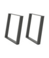 Picioare de masă în formă de U, 2 buc., antracit, 80x(72-73) cm, oțel - WOODBB2815 Picioare de masă în formă de U, 2 buc., antracit, 80x(72-73) cm, oțel - WOODBB2815