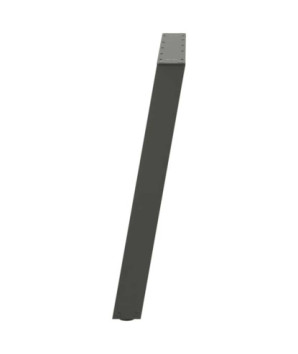 Picioare de masă în formă de U, 2 buc., antracit, 80x(72-73) cm, oțel - WOODBB2815