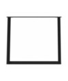 Picioare de masă în formă de U, 2 buc., negru, 90x(72-73) cm, oțel - WOODBB2817