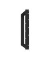 Picioare de masă în formă de U, 2 buc., negru, 90x(72-73) cm, oțel - WOODBB2817