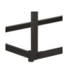 Comodă TV cu picioare, aspect industrial, din lemn masiv reciclat, 130 x 30 x 45 cm