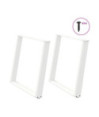 Picioare de masă în formă de U, 2 buc., alb, 90x(72-73) cm, oțel - WOODBB2828 Picioare de masă în formă de U, 2 buc., alb, 90x(72-73) cm, oțel - WOODBB2828