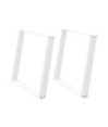 Picioare de masă în formă de U, 2 buc., alb, 90x(72-73) cm, oțel - WOODBB2828 Picioare de masă în formă de U, 2 buc., alb, 90x(72-73) cm, oțel - WOODBB2828
