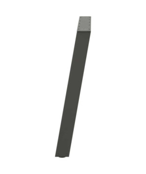 Picioare de masă în formă de U, 2 buc., antracit, 90x(72-73) cm, oțel - WOODBB2829
