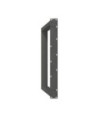 Picioare de masă în formă de U, 2 buc., antracit, 90x(72-73) cm, oțel - WOODBB2829