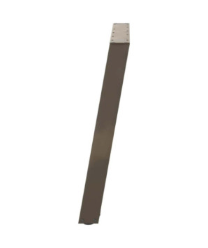 Picioare de masă în formă de U, 2 buc., oțel natural, 90x(72-73) cm - WOODBB2830