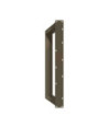 Picioare de masă în formă de U, 2 buc., oțel natural, 90x(72-73) cm - WOODBB2830